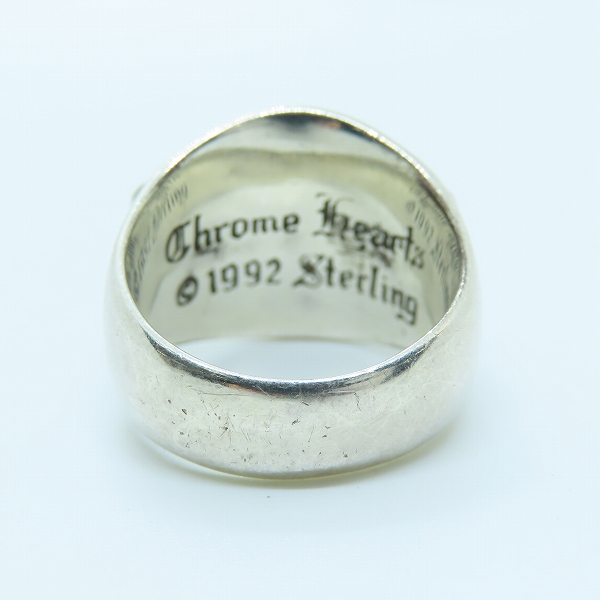 実際に弊社で買取させて頂いた【レシート付】CHROME HEARTS/クロムハーツ キーパーリング 指輪/26.5号の画像 3枚目