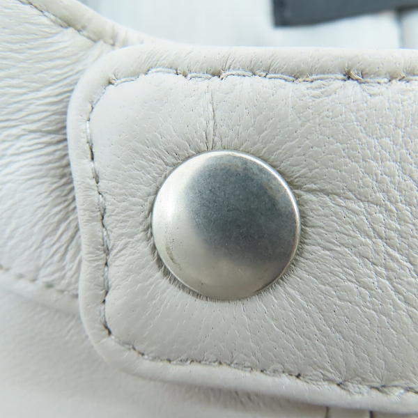 実際に弊社で買取させて頂いたMMMM/エムエムエムエム レザージャケット 羊革 23000M21/Mの画像 5枚目