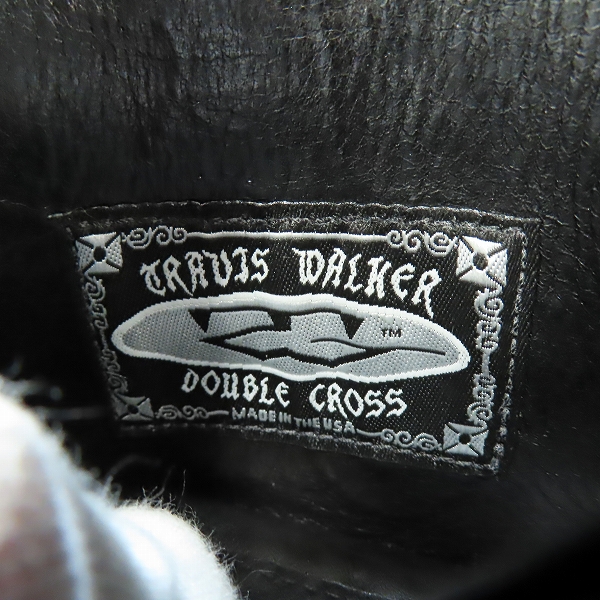 実際に弊社で買取させて頂いたTRAVIS WALKER/トラヴィスワーカー スカルパッチ  スティングレイ レザー ウォレット 長財布 w/ウォレットリング の画像 4枚目