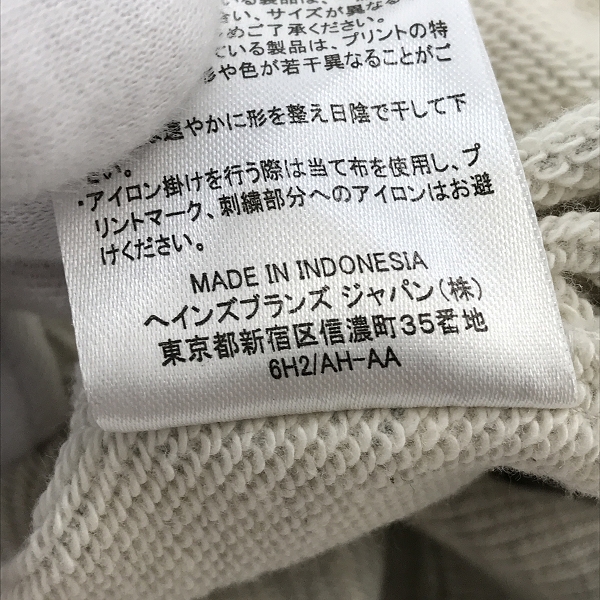 実際に弊社で買取させて頂いたChampion/チャンピオン ロゴプリント クルーネック スウェット/スエット トレーナー C3-H004/Lの画像 4枚目