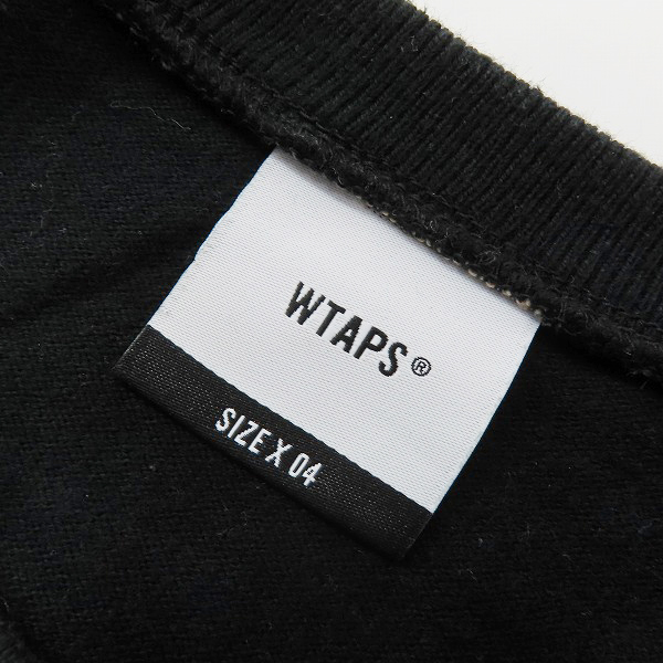 実際に弊社で買取させて頂いたWTAPS/ダブルタップス VATOS SS TEE COTTON Tシャツ ボーダー/201ATDT-CSM25/04の画像 2枚目