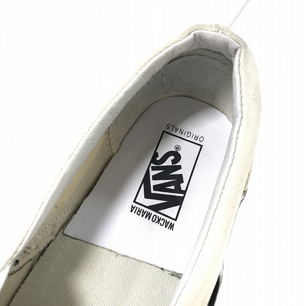 実際に弊社で買取させて頂いたVANS×WACKO MARIA/バンズ×ワコマリア Og Classic Slip-ON スリッポン レコード柄 721356/29の画像 4枚目