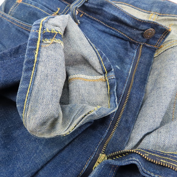 実際に弊社で買取させて頂いたLEVIS/リーバイス 505-0217 66前期 ヴィンテージ/ビンテージ  スモールe デニムパンツ/W42の画像 2枚目