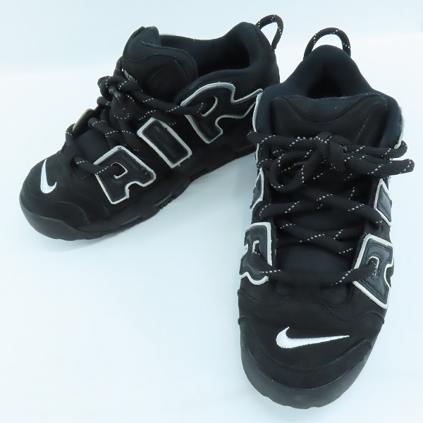 実際に弊社で買取させて頂いたNIKE×AMBUSH/ナイキ×アンブッシュ AIR MORE UP TEMPO LOW SP/エアモアアップテンポ ロー ブラック FB1299-001/28.5