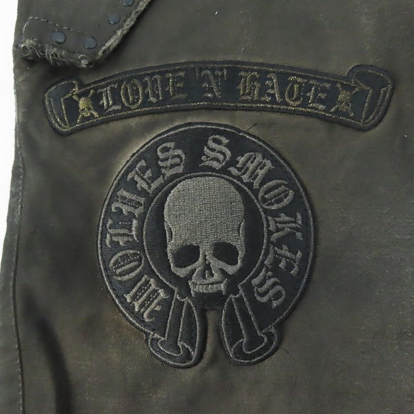 実際に弊社で買取させて頂いたRoen/ロエン 切替 ワッペン付/グラデ ハーフパンツ 75033115 /32の画像 6枚目