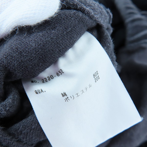 実際に弊社で買取させて頂いたLAD MUSICIAN/ラッドミュージシャン 2タックベロアワイドロングパンツ/42の画像 4枚目