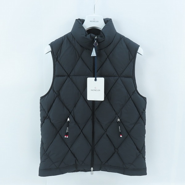 実際に弊社で買取させて頂いた【未使用/JPタグ】MONCLER/モンクレール 24AW AROULA GILET ダイヤモンドキルティング ダウンベスト J2091/1A00078/549SK/3