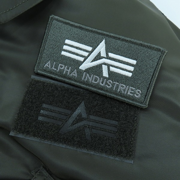 実際に弊社で買取させて頂いた【未使用】 ALPHA INDUSTRIES/アルファインダストリーズ ナイロン ヘビーツイル フライトジャケット 2030-476/Mの画像 6枚目