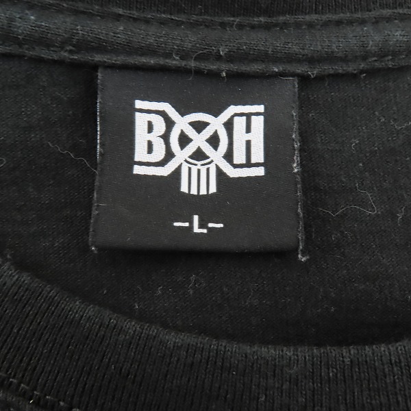 実際に弊社で買取させて頂いたBOUNTY HUNTER/バウンティーハンター  138% Darkness Justice プリントTシャツ Lの画像 2枚目