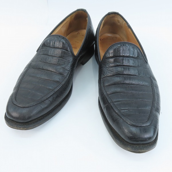 実際に弊社で買取させて頂いたTricker’s/トリッカーズ Needles/ニードルズ別注 8050 クロコ型押 ローファ/7.5
