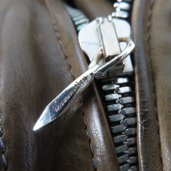 実際に弊社で買取させて頂いたincarnation/インカネーション ダブルライダース 957311/Mの画像 2枚目