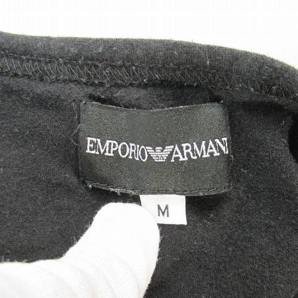 実際に弊社で買取させて頂いたEMPORIO ARMANI/エンポリオアルマーニ スタッズロゴ半袖カットソー/Mの画像 2枚目