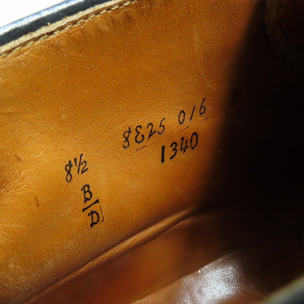 実際に弊社で買取させて頂いたALDEN/オールデン　コードバンチャッカブーツ/レザーシューズ 1340/8の画像 5枚目