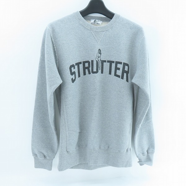 実際に弊社で買取させて頂いたHYSTERIC GLAMOUR/ヒステリックグラマー STRUTTER ロゴ トレーナー/スウェット 0253CS08/M
