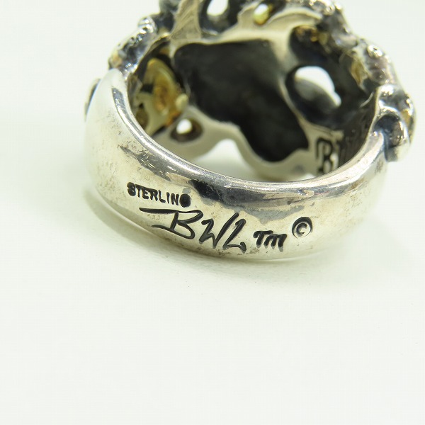 実際に弊社で買取させて頂いた【カスタム】BWL/BILL WALL LEATHER/ビルウォールレザー Octopus/オクトパスリング ゴールドサダー/22号の画像 6枚目