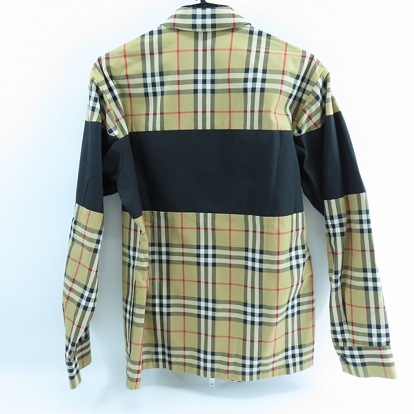 実際に弊社で買取させて頂いたBURBERRY LONDON ENGLAND/バーバリーロンドンイングランド ノバチェック ジップアップジャケット 8036770/Sの画像 1枚目