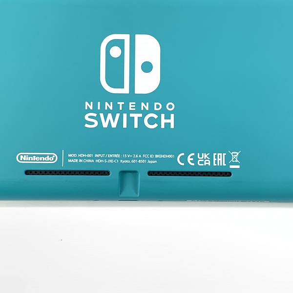 実際に弊社で買取させて頂いた任天堂 Nintendo Switch Lite/ニンテンドースイッチライト 本体 ターコイズ HDH-001【簡易動作確認済】の画像 3枚目