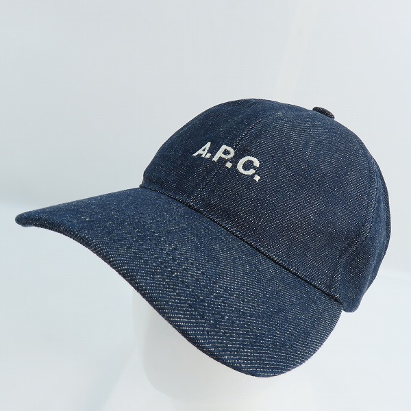 実際に弊社で買取させて頂いたA.P.C./アーペーセー デニム 刺繍 キャップ/58