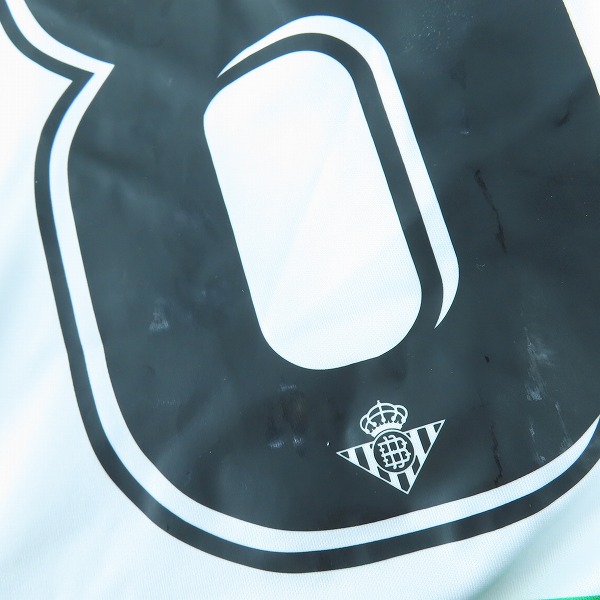 実際に弊社で買取させて頂いた【未使用】kappa/カッパ Real Betis/レアル・ベティス #8 乾 貴士 ユニフォーム/Mの画像 7枚目