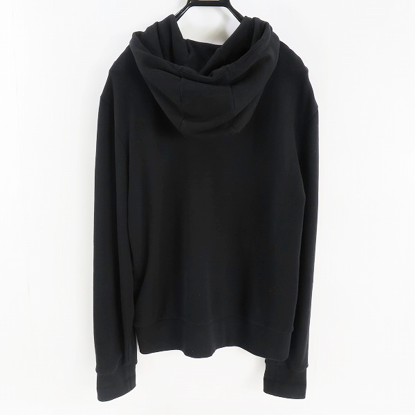 実際に弊社で買取させて頂いた【JPタグ】MONCLER/モンクレール 19SS MAGLIA シリコンロゴ スウェット プルオーバー パーカー ブラック/Mの画像 1枚目