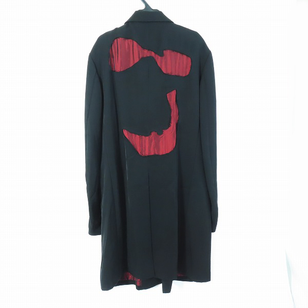 実際に弊社で買取させて頂いた【未使用】BLACK COMME des GARCONS/ブラックコムデギャルソン 裏地ペイズリー ミッド ジャケット 1I-J003-052-1-6/XLの画像 1枚目