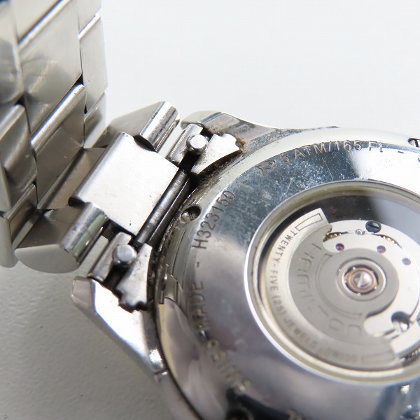 実際に弊社で買取させて頂いたHAMILTON/ハミルトン ジャズマスター 自動巻き 腕時計 H323150の画像 6枚目