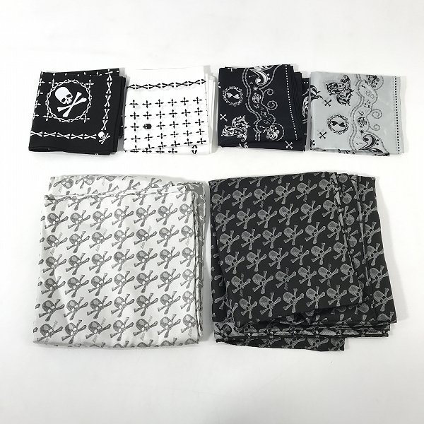 実際に弊社で買取させて頂いた【おまとめ】Roen/ロエン スカルバンダナ/スカルシルクスカーフ 等