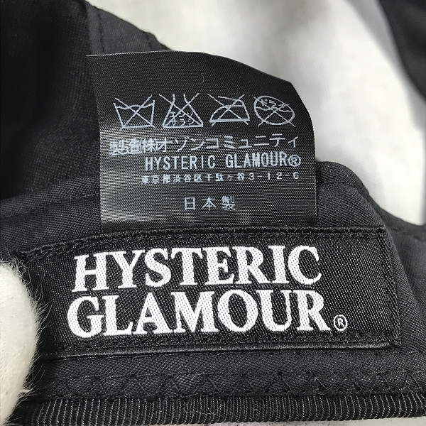実際に弊社で買取させて頂いたHYSTERIC GLAMOUR/ヒステリックグラマー ガールプリント キャップ 0293QH03/FREEの画像 5枚目