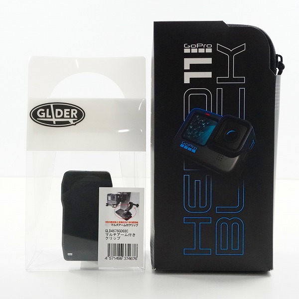 実際に弊社で買取させて頂いたGoPro/ゴープロ HERO 11 BLACK アクションカメラ デジタルビデオカメラ/GLIDER マルチアーム付き 動作確認済みの画像 8枚目