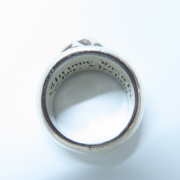 実際に弊社で買取させて頂いたCHROME HEARTS/クロムハーツ ケルティック ドッグインバンド リング 11.5号 の画像 5枚目