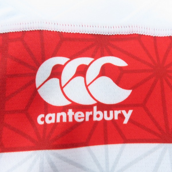 実際に弊社で買取させて頂いた【未使用】CANTERBURY/ラグビー日本代表 ジャパン レプリカ ホームジャージ RWC2019 ワールドカップ/VWR39000/XLの画像 7枚目