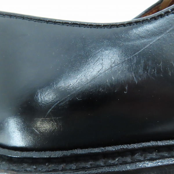 実際に弊社で買取させて頂いたALDEN/オールデン コードバン プレーントゥ レザーシューズ 9901/8の画像 8枚目