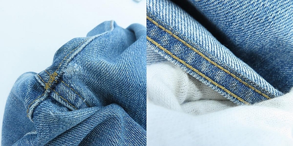 実際に弊社で買取させて頂いたLEVIS/リーバイス  501XX 刻印2 66前期 スモールe/紙パッチ/赤耳/チェーンステッチ デニムパンツ/W35の画像 8枚目