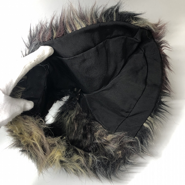 実際に弊社で買取させて頂いたJULIUS/ユリウス JACQUARD FUR SHOES COVER/ジャガード ファー シューカバー 847ACU4-Fの画像 3枚目