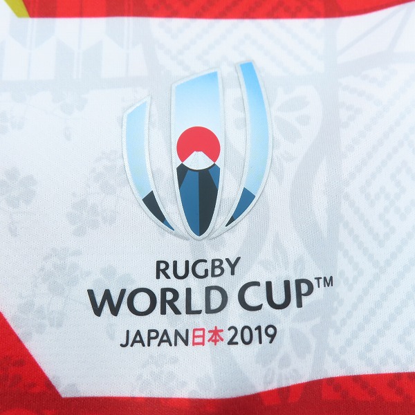 実際に弊社で買取させて頂いた【未使用】CANTERBURY/ラグビー日本代表 ジャパン レプリカ ホームジャージ RWC2019 ワールドカップ/VWR39000/XLの画像 8枚目