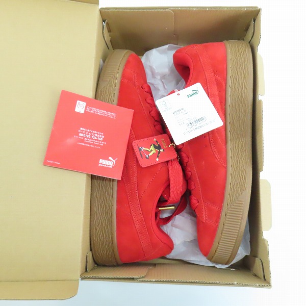 実際に弊社で買取させて頂いた【未使用】PUMA/プーマ SUEDE XL OP FOR ALL TIME RED/スエード スニーカー 401709-01 28.5の画像 6枚目