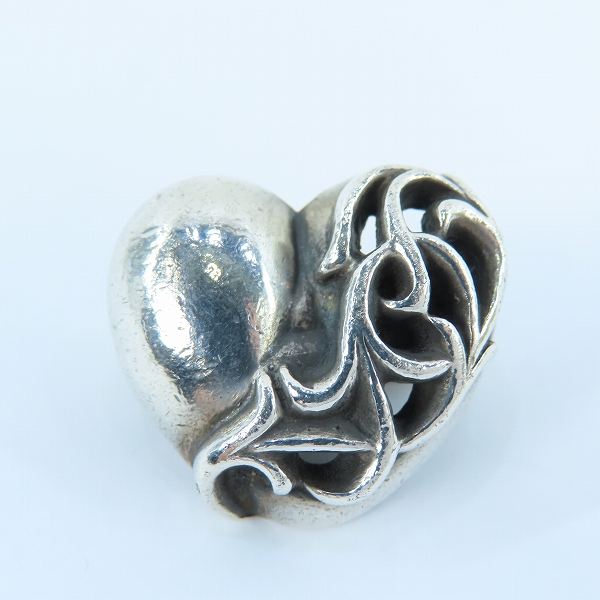 実際に弊社で買取させて頂いたCHROME HEARTS/クロムハーツ ハートコンチョの画像 1枚目