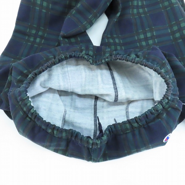 実際に弊社で買取させて頂いた【未使用】Champion/チャンピオン チェック柄 フーディパーカー/スウェットパンツ C8-Y107/C8-Y206/XLの画像 5枚目