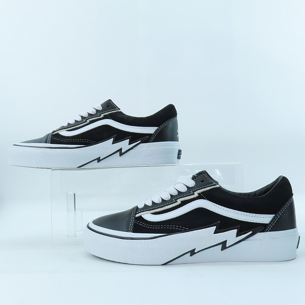 実際に弊社で買取させて頂いたMASTERMIND WORLD/マスターマインド×VANS/バンズ Old Skool Bolt VLT LX スニーカー VN0007PRBLK1/26.0の画像 3枚目