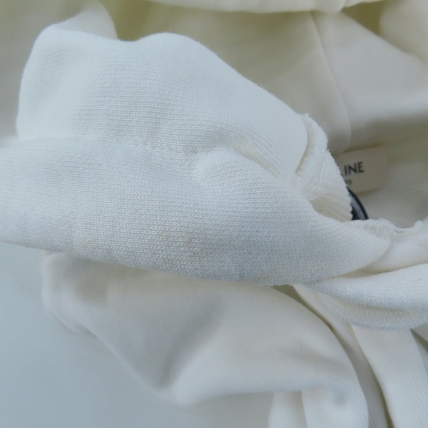 実際に弊社で買取させて頂いたCELINE by Hedi Slimane/セリーヌバイエディスリマン 21SS ロゴ スタッズ プルオーバーパーカー 2Y323052H/Lの画像 7枚目