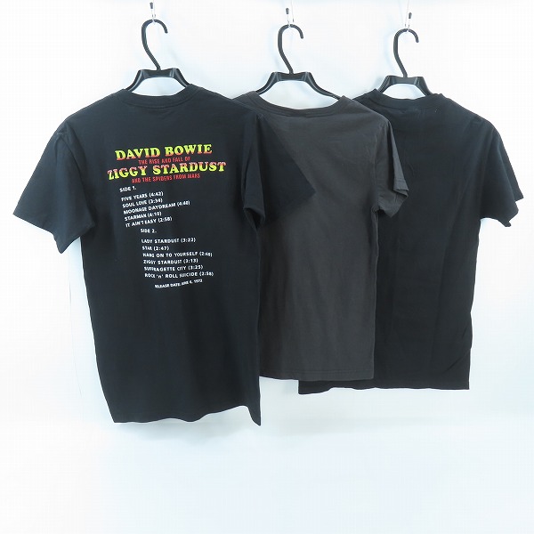 実際に弊社で買取させて頂いたDavid Bowie/デビッドボウイ バンドTシャツ 3点セットの画像 1枚目