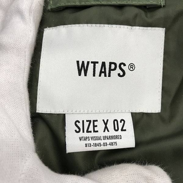 実際に弊社で買取させて頂いたWTAPS/ダブルタップス 21AW INCOM/JACKET/NYCO.WEATHER インカム ジャケット 212WVDT-JKM03/02の画像 2枚目