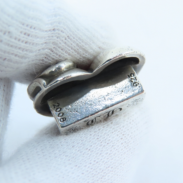 実際に弊社で買取させて頂いたCHROME HEARTS/クロムハーツ ハートコンチョの画像 5枚目