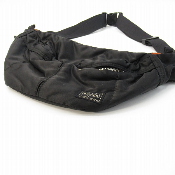 実際に弊社で買取させて頂いたPORTER/ポーター TANKER/タンカーウエストバッグ/ボディバッグ ブラックの画像 3枚目