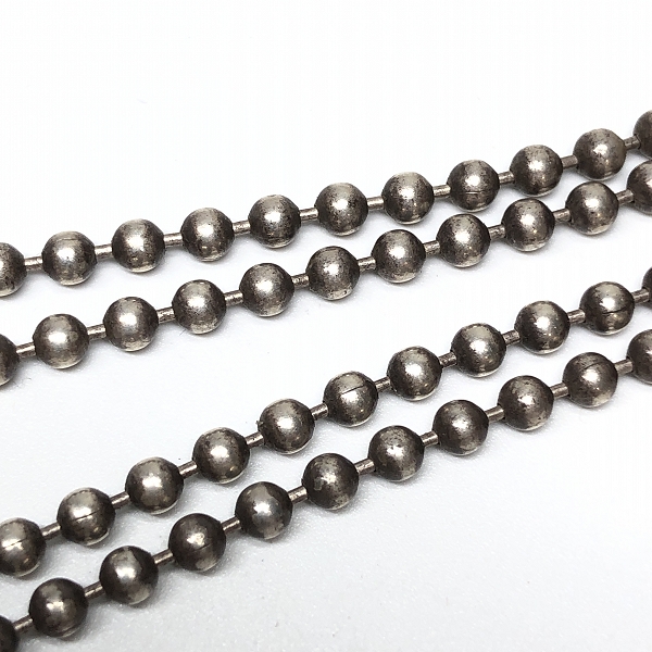 実際に弊社で買取させて頂いたCHROME HEARTS/クロムハーツ Los Angeles シールド ペンダント ネックレス キーリング  非純正ボールチェーン付の画像 6枚目