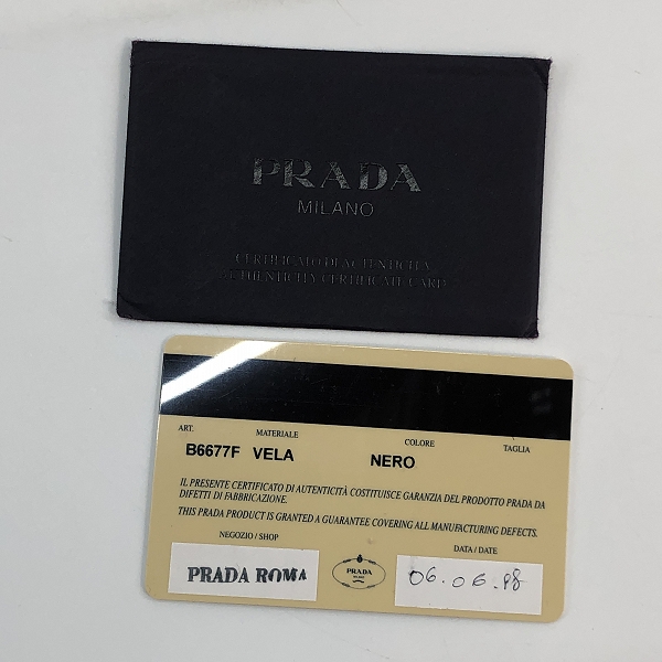 実際に弊社で買取させて頂いたPRADA/プラダ VELA ナイロン リュックサック/バックパック B6677F VELAの画像 9枚目