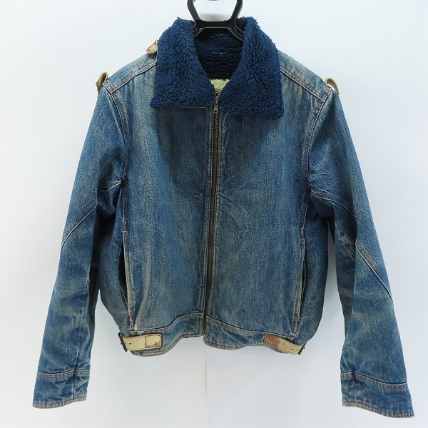 実際に弊社で買取させて頂いたEMPORIO ARMANI/エンポリオアルマーニ B-3型 裏ボア デニムジャケット