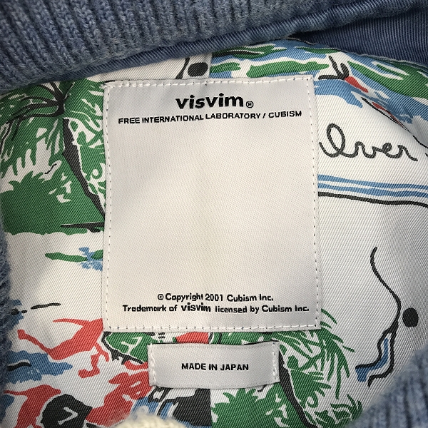 実際に弊社で買取させて頂いたVISVIM/ビズビム F.I.L 2002刺繍 リブ ジャケット/コート 0115105013014/2の画像 2枚目