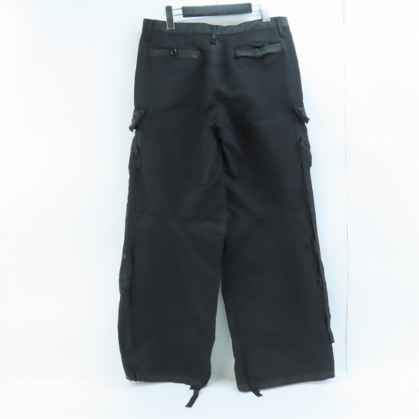 実際に弊社で買取させて頂いたRoen/ロエン ナイロン/ポリエステル ワイド カーゴパンツ 07033004 /Fの画像 1枚目