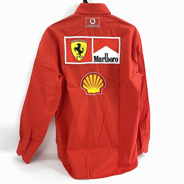実際に弊社で買取させて頂いたFILA/フィラ Ferrari/フェラーリ Formula1/F1 長袖シャツ/Mの画像 1枚目